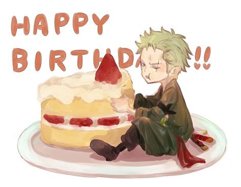 One Piece Zoro Birthday