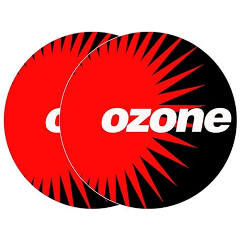 Ozone Red Logo Slipmat. | Ozone Recordings