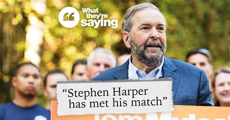 What they’re saying: “Stephen Harper has met his match” « Canada's NDP