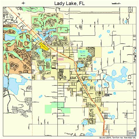 Lady Lake Florida Map - Zaria Kathrine