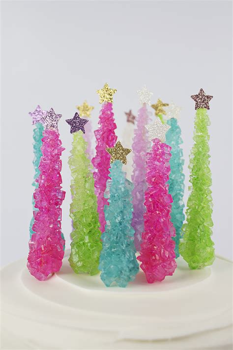 Rock Candy Christmas Tree Cake Topper — Party HarDIY