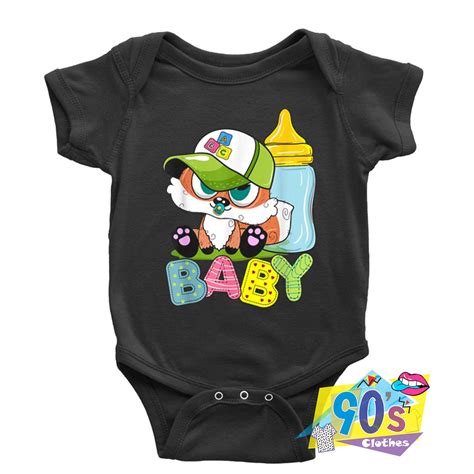 Fox Age Regression Baby Onesie, Baby Clothes - 90sclothes.com