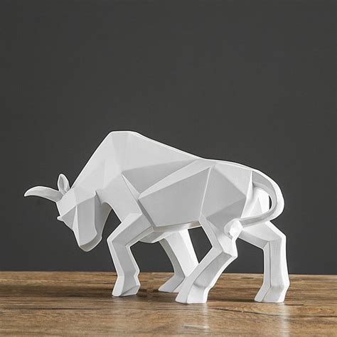 Modern Stock Market Bull Sculpture Figurine Stock Market - Etsy