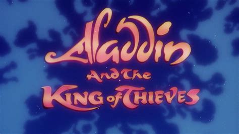 Aladdin and the King of Thieves logo | Aladdin movie, Aladdin, Disney ...