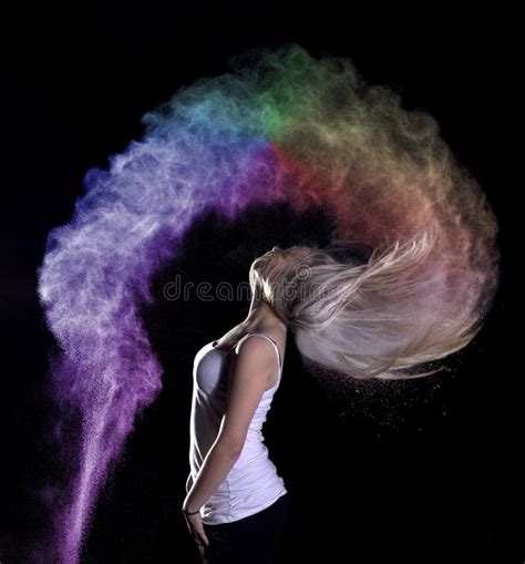 Colour Powder Photo shoot stock photo. Image of fashion - 39448050