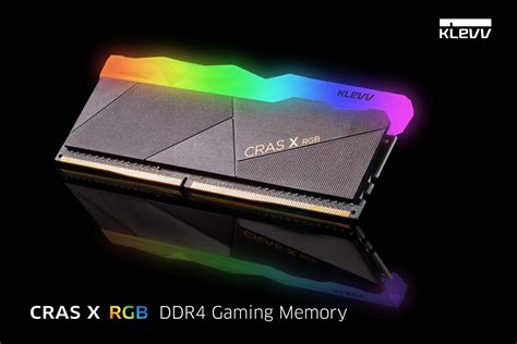 Ram Desktop Klevv CRAS X RGB (KD48GU880-32A160X) 16GB (2x8GB) DDR4 3200Mhz