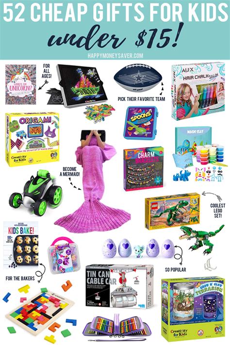 52 Cheap Gifts for Kids under $15 - Happy Money Saver