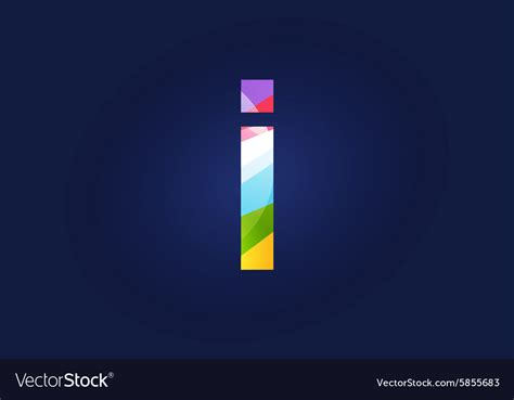 I letter logo icon symbol Royalty Free Vector Image