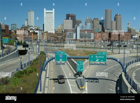 AJD58077, Boston, MA, Massachusetts, Downtown Skyline Stock Photo - Alamy