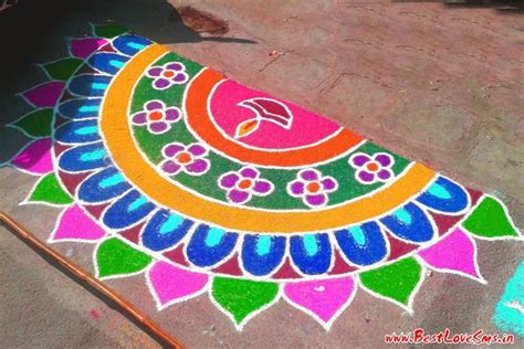 welcome rangoli design for diwali festival | HappyShappy - India’s Best Ideas, … | Rangoli ...