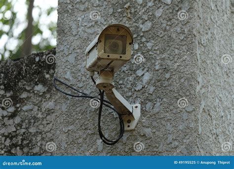 Old Surveillance Security Camera Stock Photo - Image: 49195525