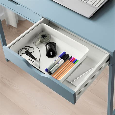 NOJIG Organizer, plastic/white, 6x7 ¾x2" - IKEA