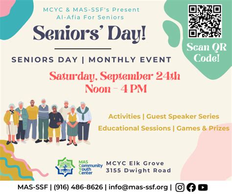 Seniors Day - September - MAS Sacramento