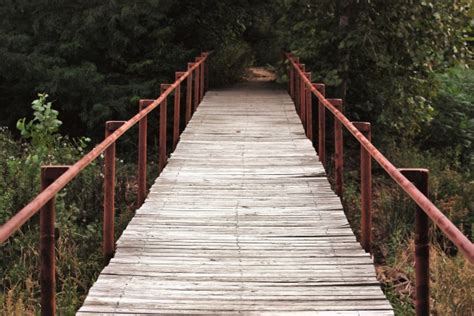 Old Wooden Bridge Free Stock Photo - Public Domain Pictures