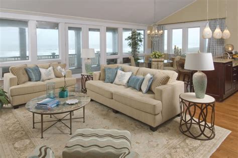 Beach House Living Room - Traditional - Living Room - wilmington - by ...