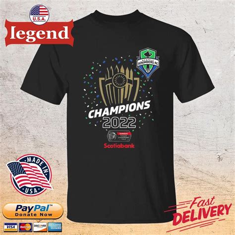 Seattle Sounders Champions 2022 Concacaf Champions League Shirt