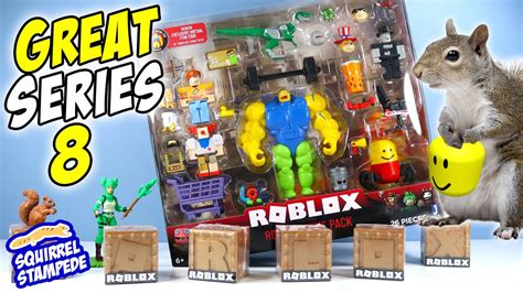 Roblox Series 8 Mystery Boxes And Meme Pack's Mega Noob Jazwares - YouTube