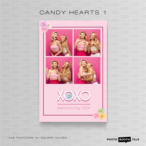 Candy Hearts 1 – Square – Photoshop PSD Files | Photo Booth Talk