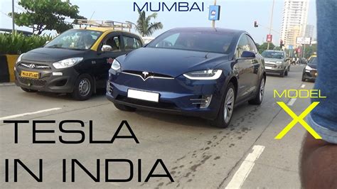 Country's First Model X Electric SUV Spotted On Video In Mumbai