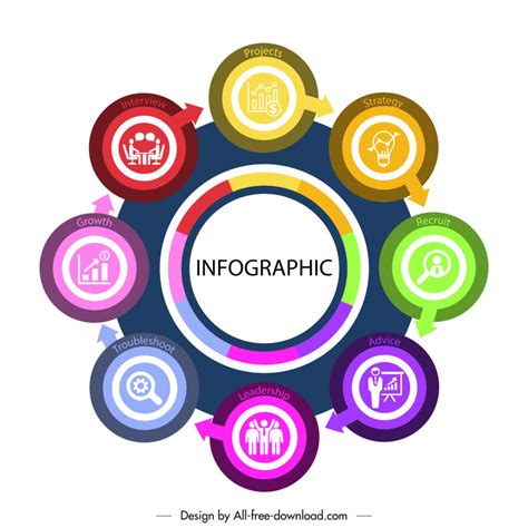 Technology infographics vectors free download graphic art designs