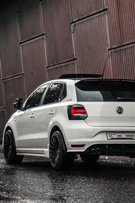 Modified White VW Polo on 17-Inch Wheels - ModifiedX