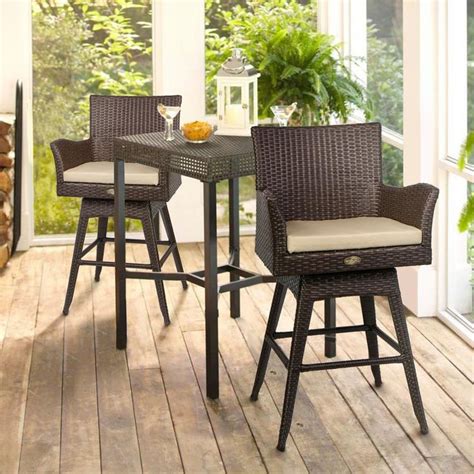 Outdoor Wicker Swivel Chairs Set Of 2 : Phi Villa Oversized Outdoor ...