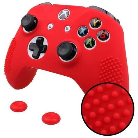 2 in 1 for Microsoft Xbox One S Rubber Gamepad Skin + Grips | Xbox one ...