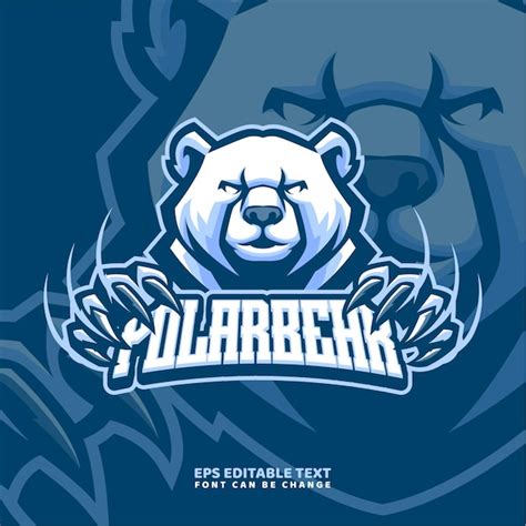 Premium Vector | Polar Bear mascot Logo template