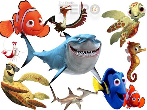 Finding Nemo Characters Clipart at GetDrawings | Free download