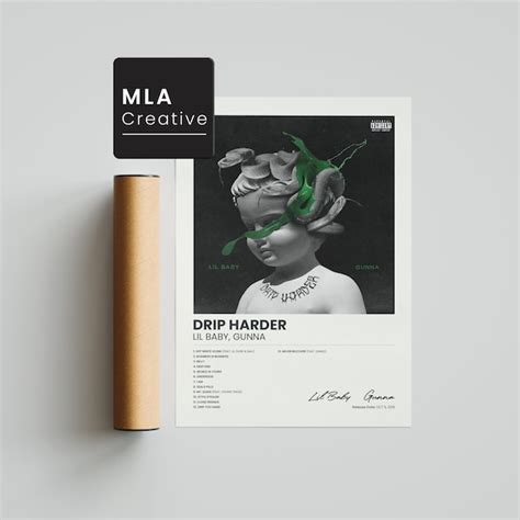 Drip Harder Album Cover Poster - Etsy UK