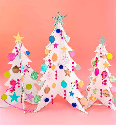 DIY Cardboard Christmas Tree + Ornaments — ART CAMP