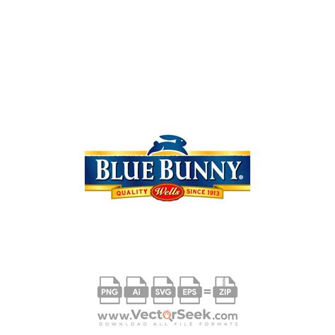 Blue Bunny Logo Vector - (.Ai .PNG .SVG .EPS Free Download)