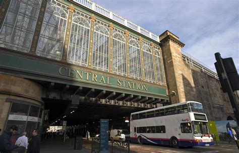 Glasgow Central Station taped off by cops at Argyle Street exit after ...