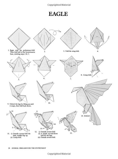 Animal Origami for the Enthusiast: Step-by-Step Instructions in Over 900 Diagrams/25 Original ...