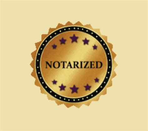 Notarized Notary Stamp GIFs - Find & Share on GIPHY