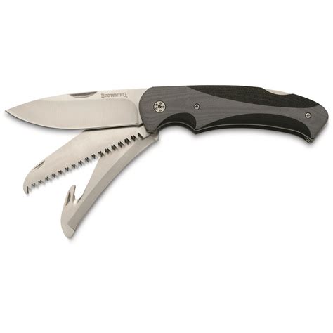 Browning Kodiak 3-Blade Folding Knife - 690478, Field Care Knives at ...