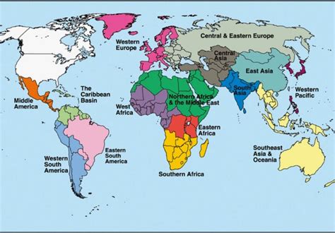 WORLD Geographical Subregions