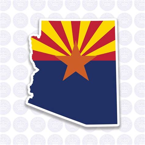 Arizona decal az state flag decal arizona state bumper etsy – Artofit