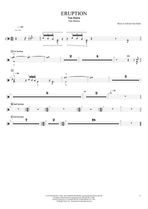 Eruption Tab by Van Halen (Guitar Pro) - Full Score | mySongBook