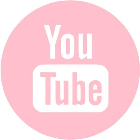 Pink youtube 4 icon - Free pink site logo icons