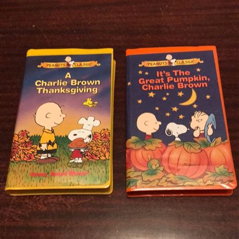 Media | 2 Vhs Tapes Charlie Brown Thanksgiving And Great Pumpkin | Poshmark