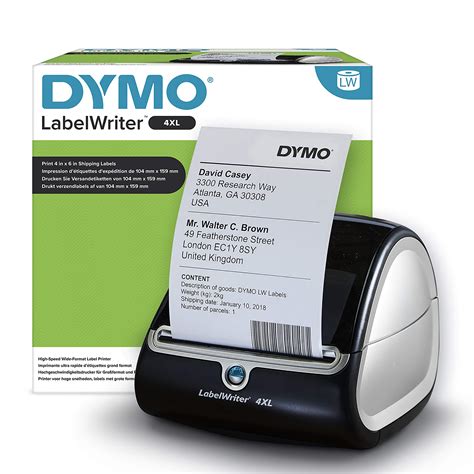 Buy DYMO LabelWriter 4XL Label Maker | Heavy-Duty High-Speed Label Printer | Prints Large ...