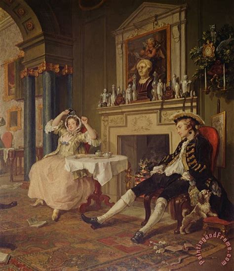 William Hogarth Marriage a la Mode II The Tete a Tete painting ...