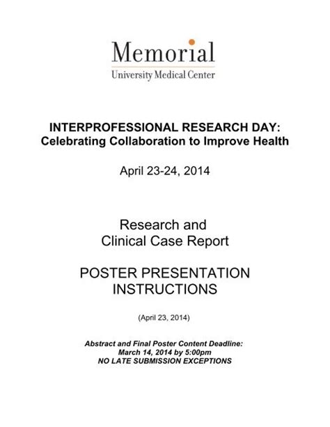 Research and Clinical Case Report POSTER PRESENTATION ...