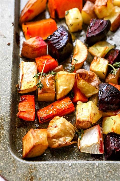 Roasted Winter Vegetables Recipe - Dinner, then Dessert