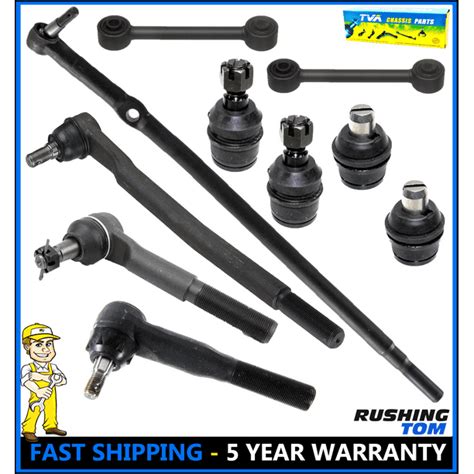 10 Piece Set Complete Front Suspension Kit Ford Super Duty F-250 F-350 2WD - Walmart.com ...