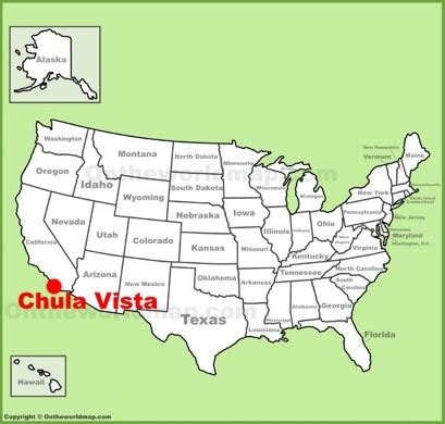 Chula Vista Map | California, U.S. | Discover Chula Vista with Detailed ...