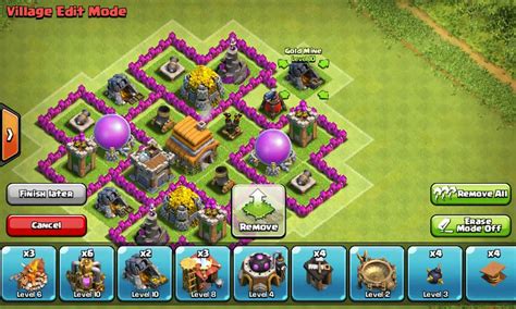 Town Hall Level 6 Defense Layout