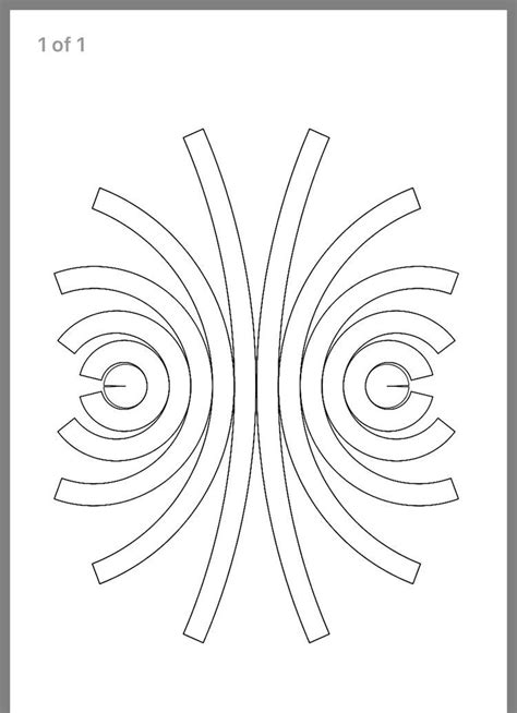 an image of a book cover with lines in the shape of two circles and one ...