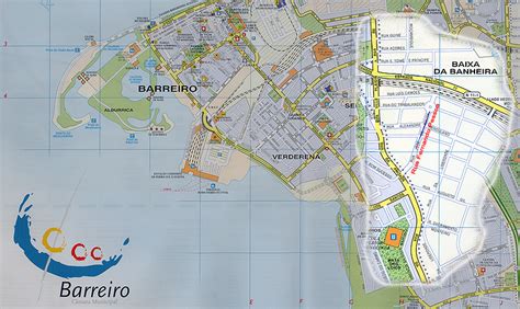 Concelho Do Barreiro Mapa | Mapa